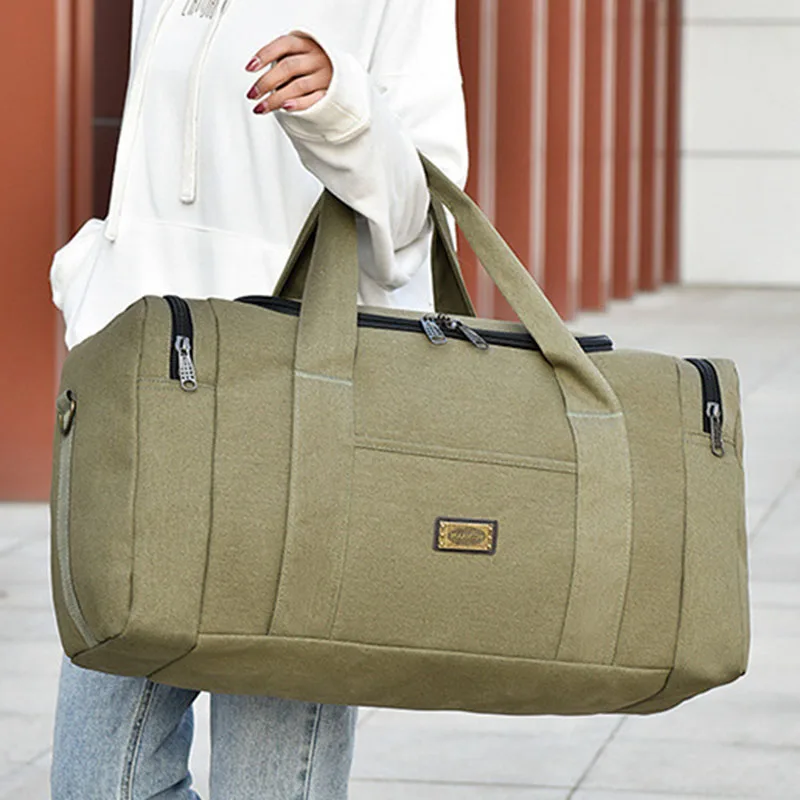 Многофункционална чанта Duffel Дамска чанта за багаж за пътуване Weekender Външна чанта за рамо за пътуване Мъже Раница с голям капацитет