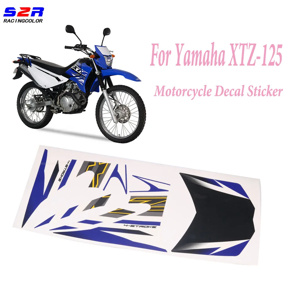 Мотоциклет стикер графичен комплект Decal стикер обвивка за Yamaha XTZ-125 XTZ 125 аксесоари