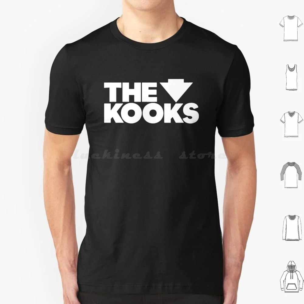 Най-продавано поп рок лого турне The Kooks Band T Shirt Cotton Men Women Diy Print Най-продавано поп лого турне The Kooks Band