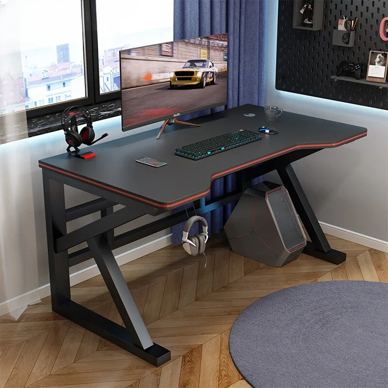 Настолен компютър, домашен спорт, минималистична модерна спалня, настолна игра, просто офис бюро