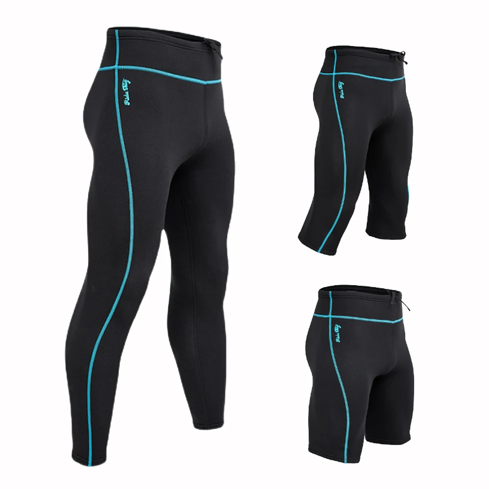 Нов 2MM неопренови шорти за гмуркане Сплит стил плуване удебелени топли сърф панталони еластични тесни плажни водни спортове гмуркане панталони