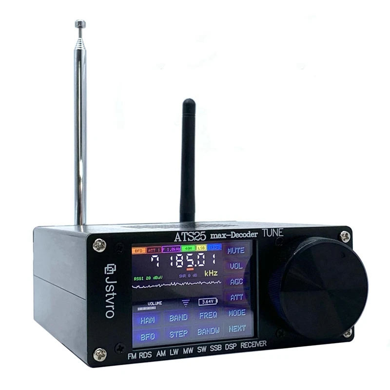 Нов Ats25max RDS функционален декодер Si4732 пълнолентов радиоприемник със спектрално сканиране DSP приемник