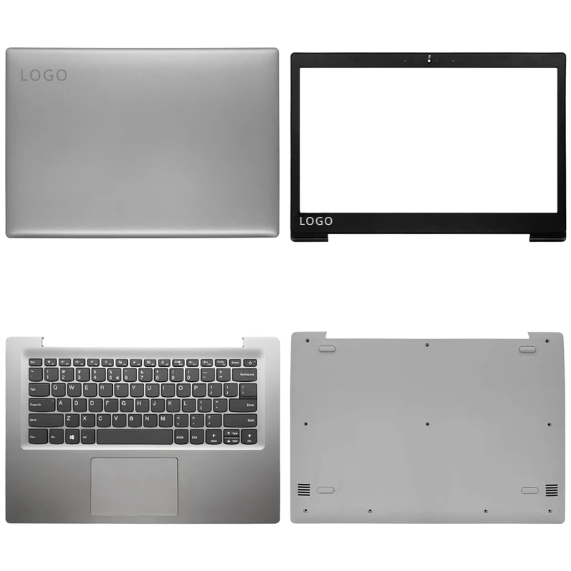 Нов калъф за лаптоп за Lenovo Ideapad 120S-14 120S-14IAP S130-14IGM LCD заден капак преден панел горна палмова подложка долна базова клавиатура