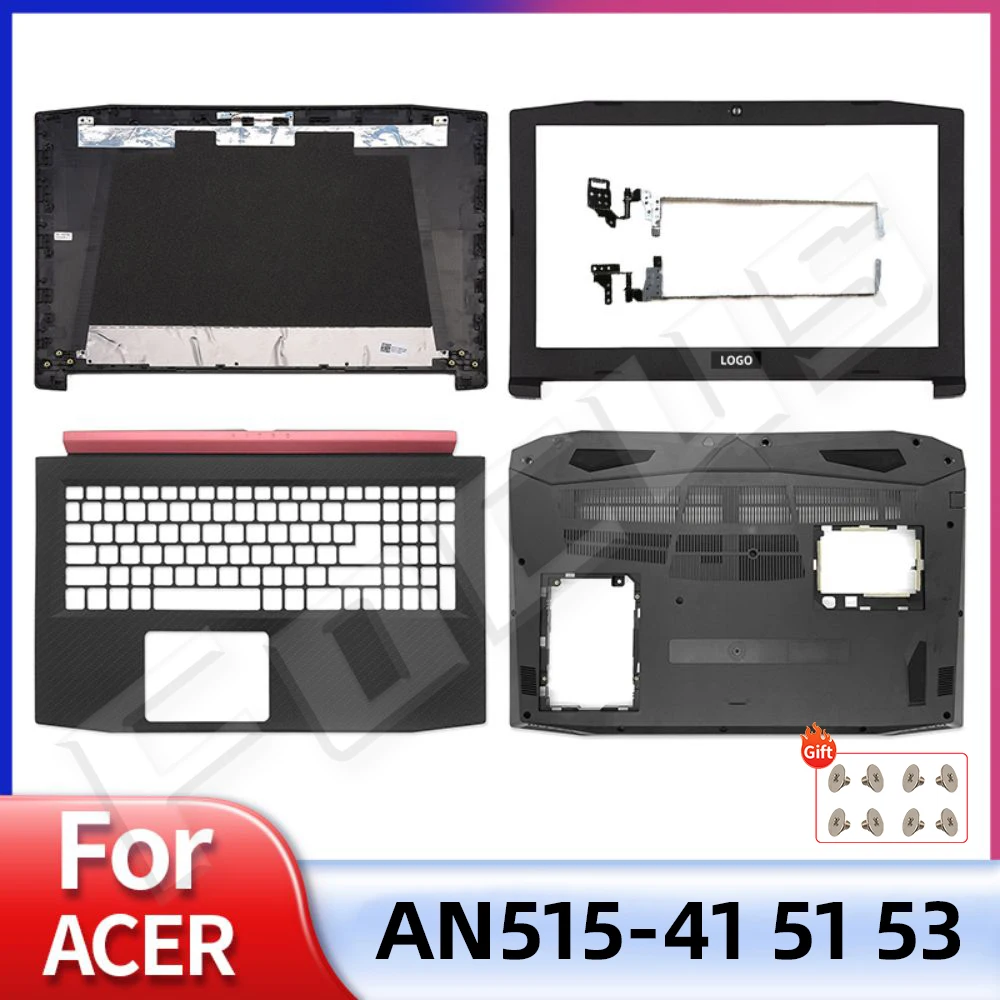 НОВ случай за Acer Nitro 5 AN515-41 AN515-51 AN515-53 N17C1 лаптоп LCD заден капак преден панел панти Palmrest дъното случай