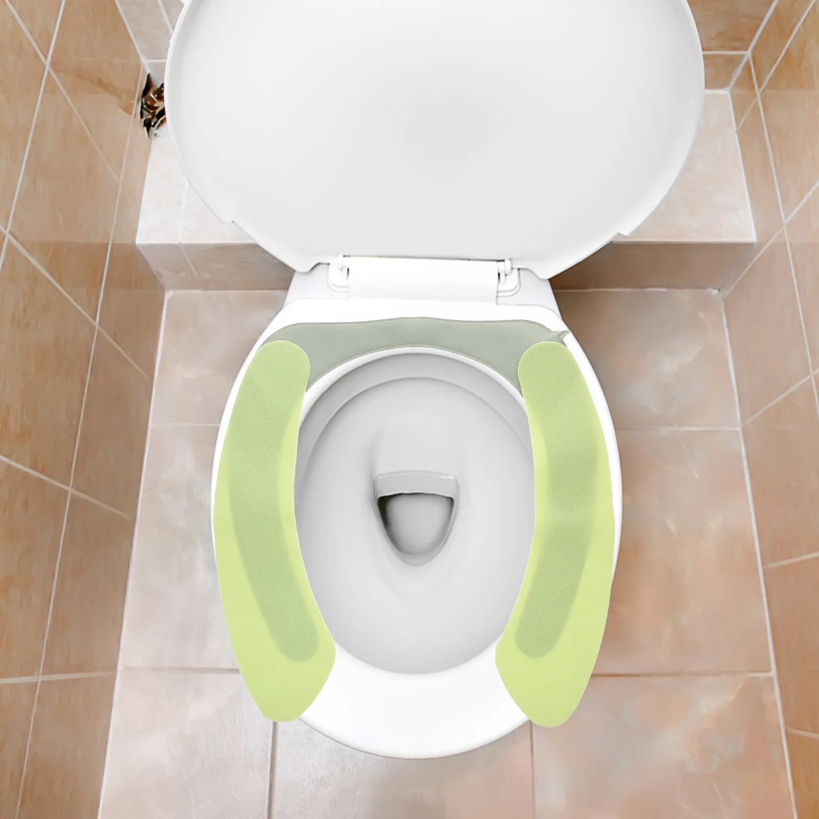 Отопляема тоалетна седалка WC Отопление Чаша Трева Warmer Pad Зимна интелигентна баня