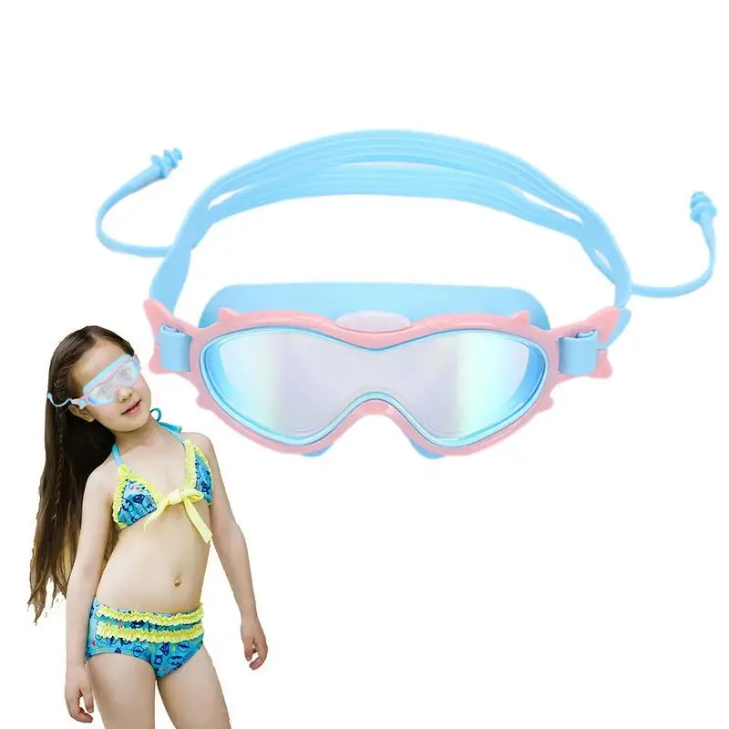 Очила за плуване Детски водоустойчиви очила за плуване Очила против мъгла Регулируем басейн Очила за водни спортове Очила за басейн