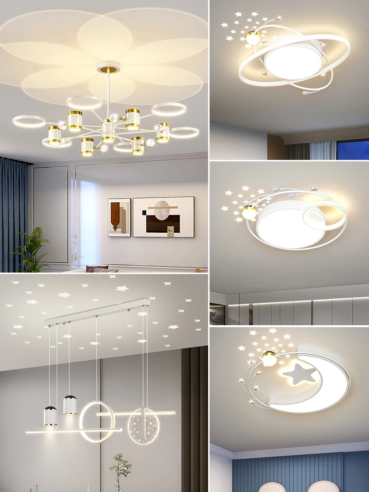 Полилей за всекидневна 2023 Нова модерна проста и лека луксозна прожекционна лампа Творчески арт лампи Цялата къща Комбинация
