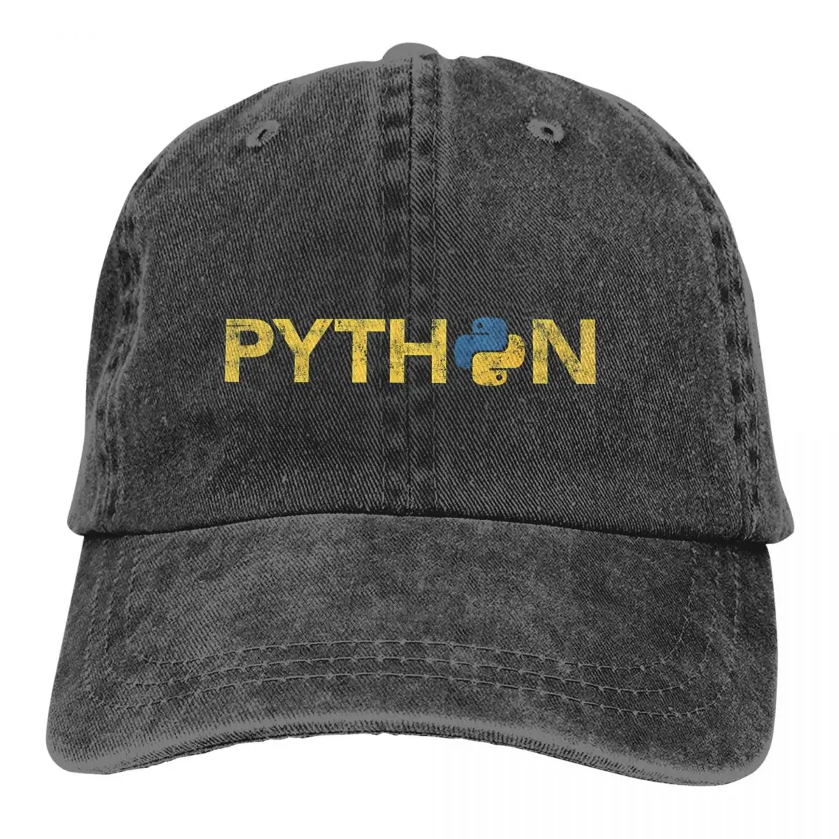 Програмист Ретро стил Класически бейзболни шапки Peaked Cap Python Linux код Слънцесянка Шапки за мъже Жени
