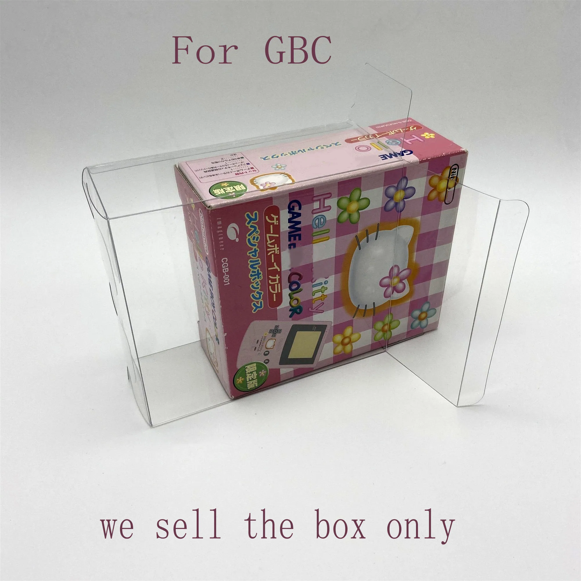 Прозрачен прозрачен капак за съхранение за gbc за Hello Kitty лимитирана серия защитна колекция дисплей кутия