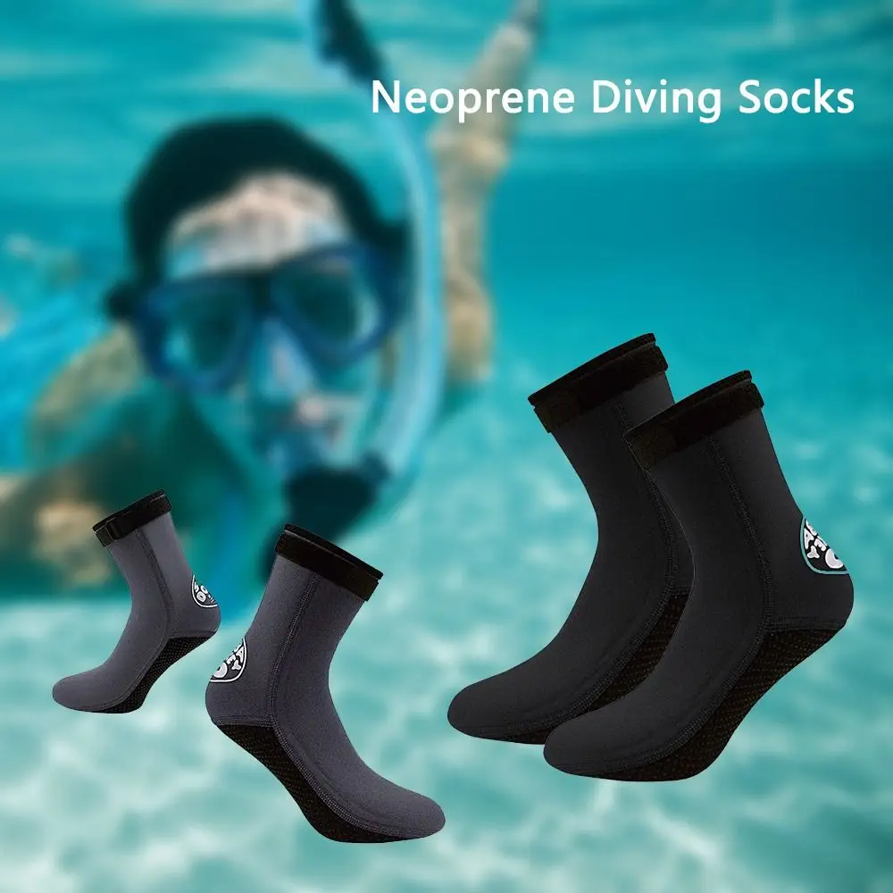  Противоплъзгащо гмуркане с шнорхел 3mm Поддържайте топло Водолазни бански костюми Неопренови чорапи Чорапи за плуване Сърфинг Плажна перка Чорап Неопрен Чорапи за гмуркане