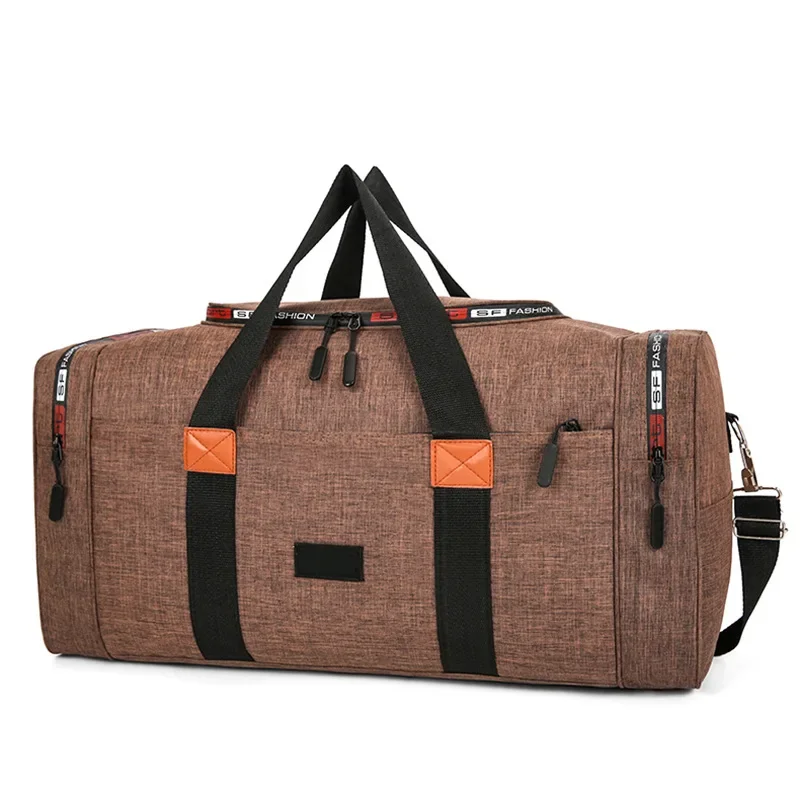 Пътна чанта Чанта за багаж Мъжка чанта за рамо с кръстосано тяло Голям капацитет Марка Спортна фитнес чанта