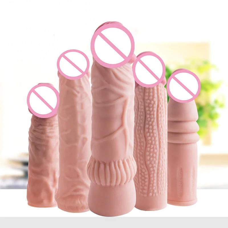 силиконов пенис удължител пръстен възрастни секс играчки за двойки петел уголемяване покритие мъжки пенис ефективен влак инструмент Дик разширяването