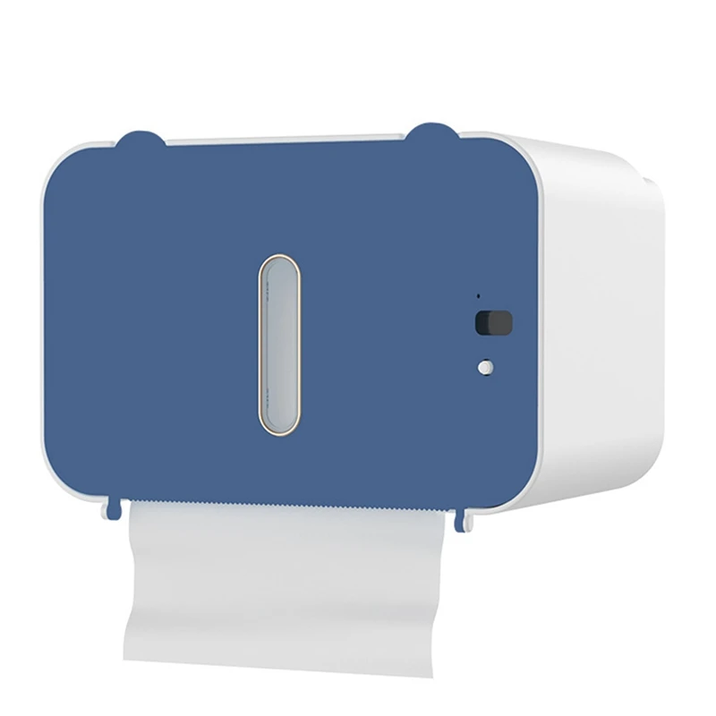  стена монтирани автоматична тъкан кутия индукция тоалетна хартия притежателя тъкан случай багажник автоматична хартия кърпа дозатор