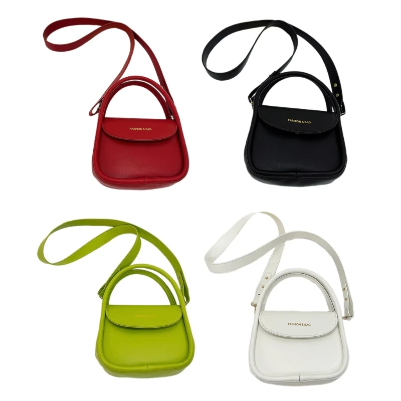 стилен и издръжлив PU кожена малка чанта универсални чанти за рамо за жени