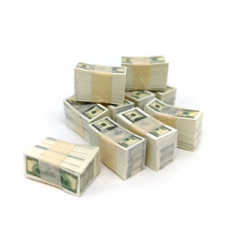 Торта топери миниатюрни за виртуални пари Копирайте ни $100 банкноти модел