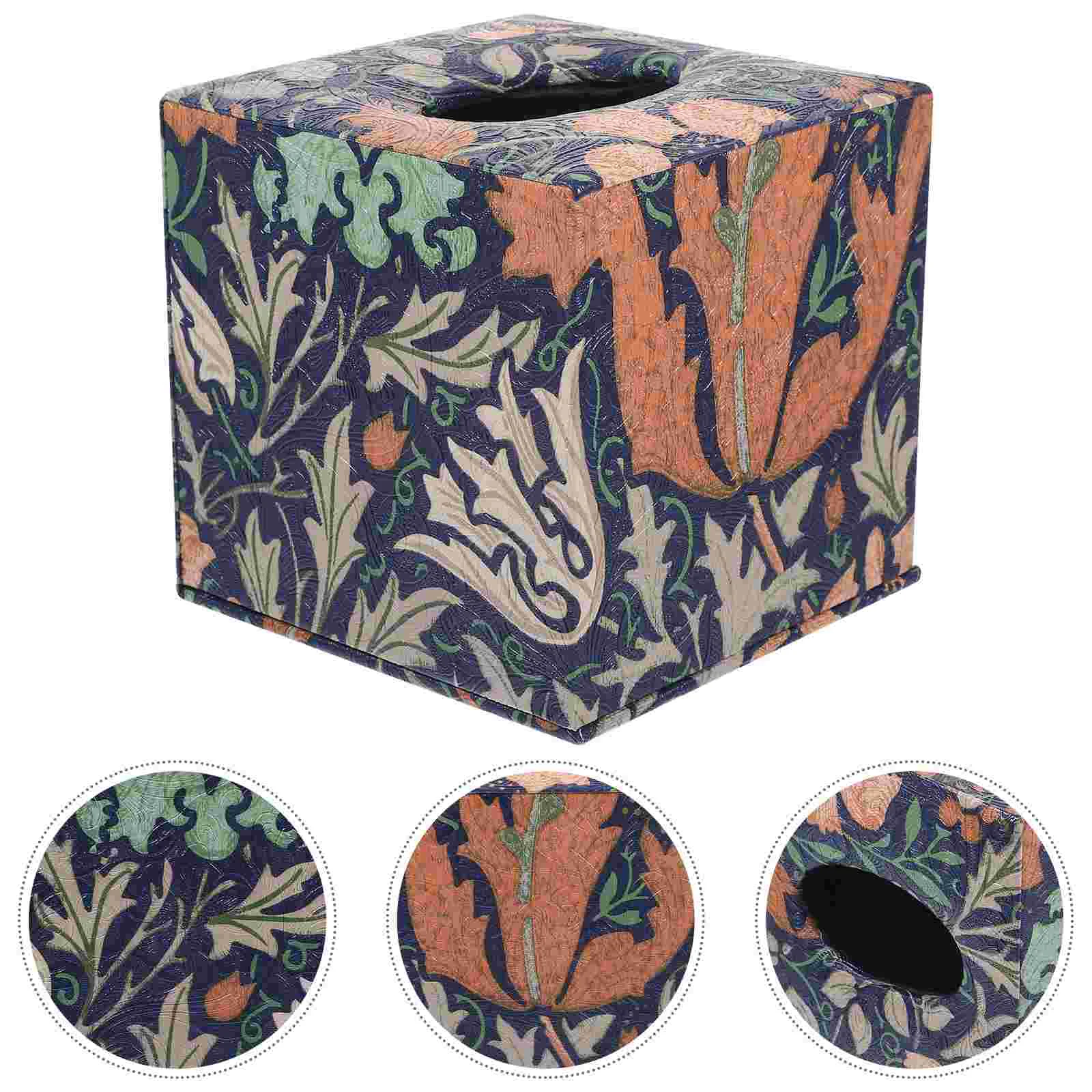 Тъканна кутия Декоративен дозатор за салфетки Държач за хартия Плот Класически модел Тъканна кутия