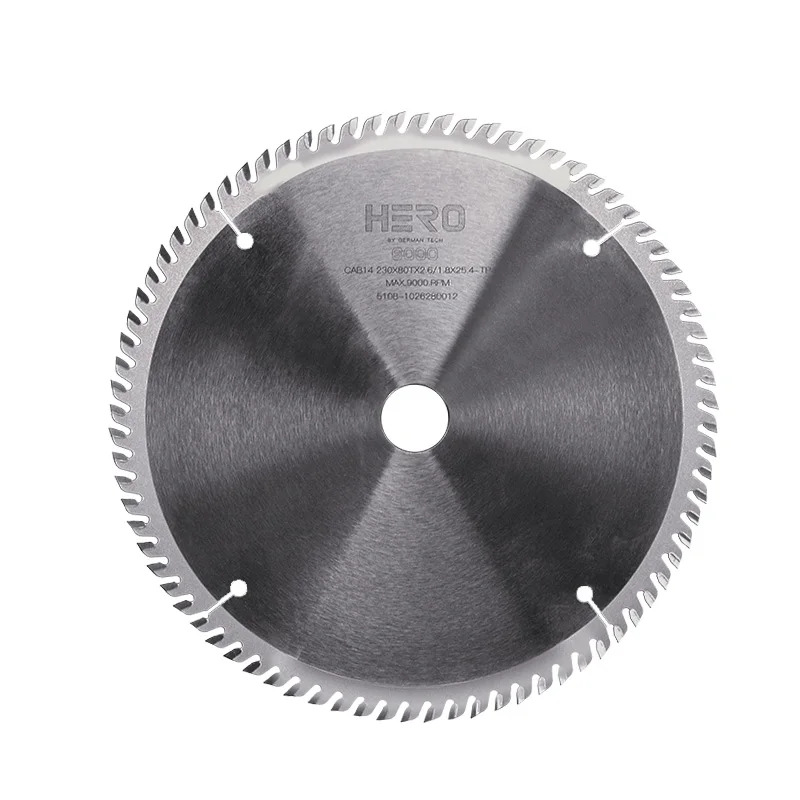 Циркулярен диск Дървообработване 8 9 инчов Tct панел точкуване режещ диск за безпрахово рязане машина дърво рязане диск