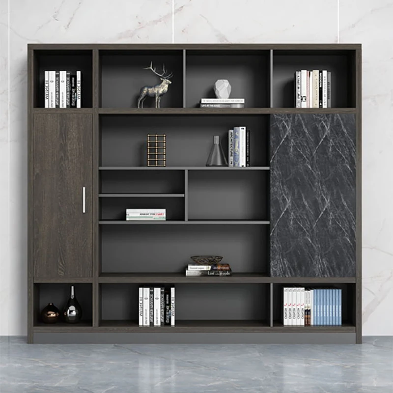 Черен дисплей шкаф модерен италиански пространство офис шкафове многофункционални дървени Comodas Con Cajones модулни мебели