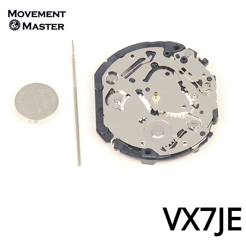 японски Seiko VX7J движение VX7JE кварцов механизъм 6 ръце 3/6/9 малък втори часовник движение аксесоари