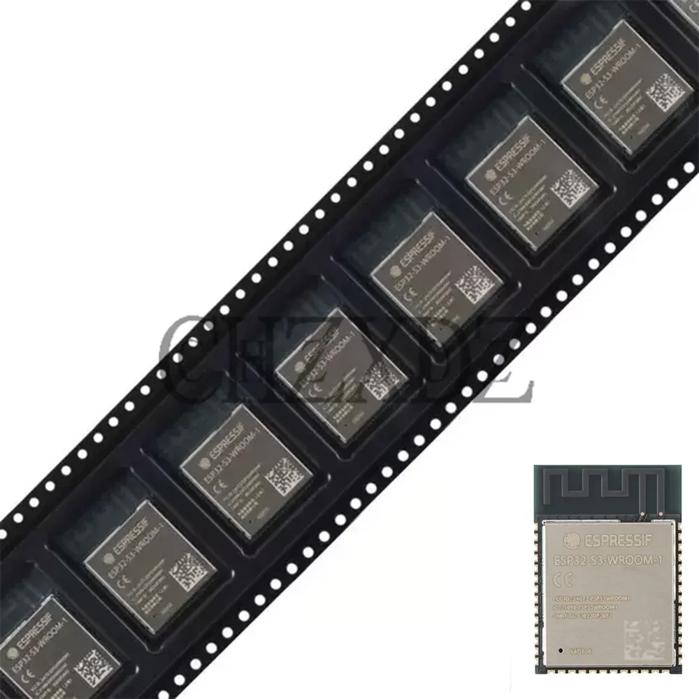 100% оригинален ESP32-S3-WROOM-1-N4 многопротоколен модул SMD модул, ESP32-S3, 4 MB SPI Flash 1-N4