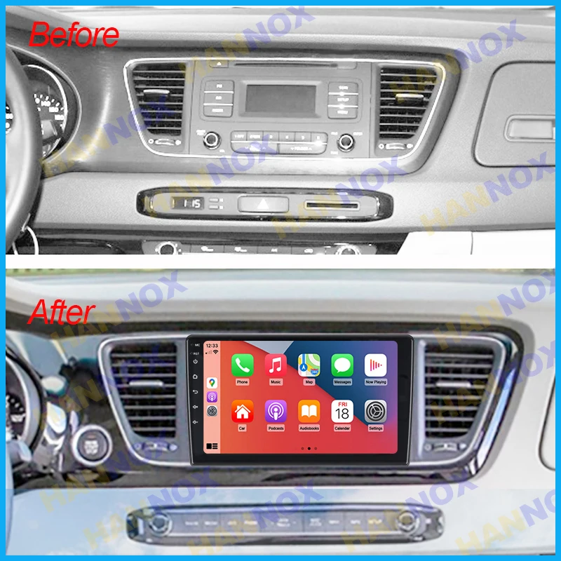 9inch сензорен екран Android авто радио кола мултимедиен плейър за Kia Седона карнавална навигация GPS Carplay Wifi Bluetooth FM RDS