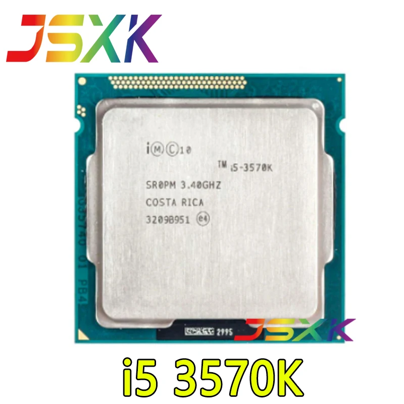 FOR Lntel i5 3570k i5 3570k processador central quad-core 3.4ghz l3 = 6m 77w soquete lga 1155 desktop cpu frete grátis 3570k
