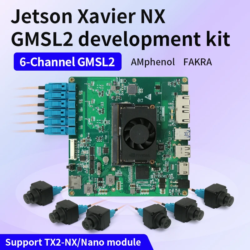 GMSL2 развитие борда 6-начин max9296 придобиване Jetson Xavier NX пакет на борда автопилот