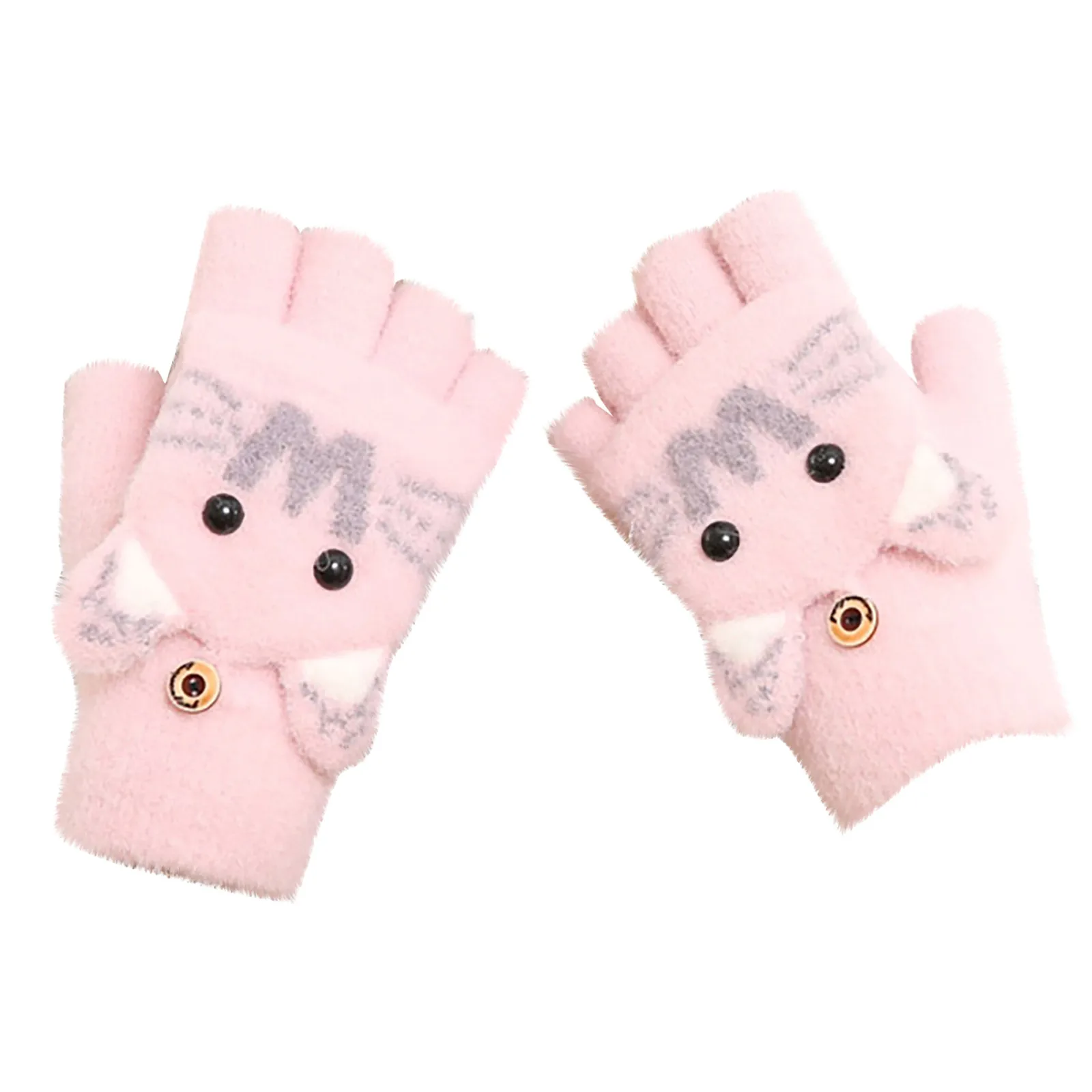 Зимна мода жена поддържа топло кашмир любов тъкат плетени ръкавици мода сензорен екран плетени ръкавици Guantes Invierno Hombre