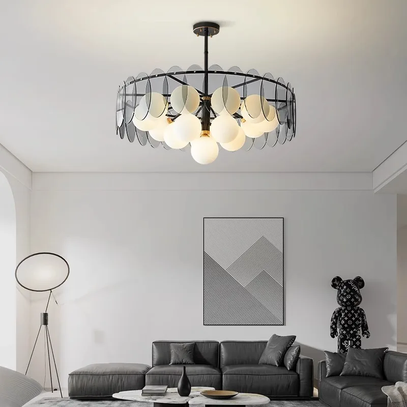 Модерна простота полилеи вътрешно осветление Таванна лампа висящи светлини доведе полилеи за хола вътрешно осветление