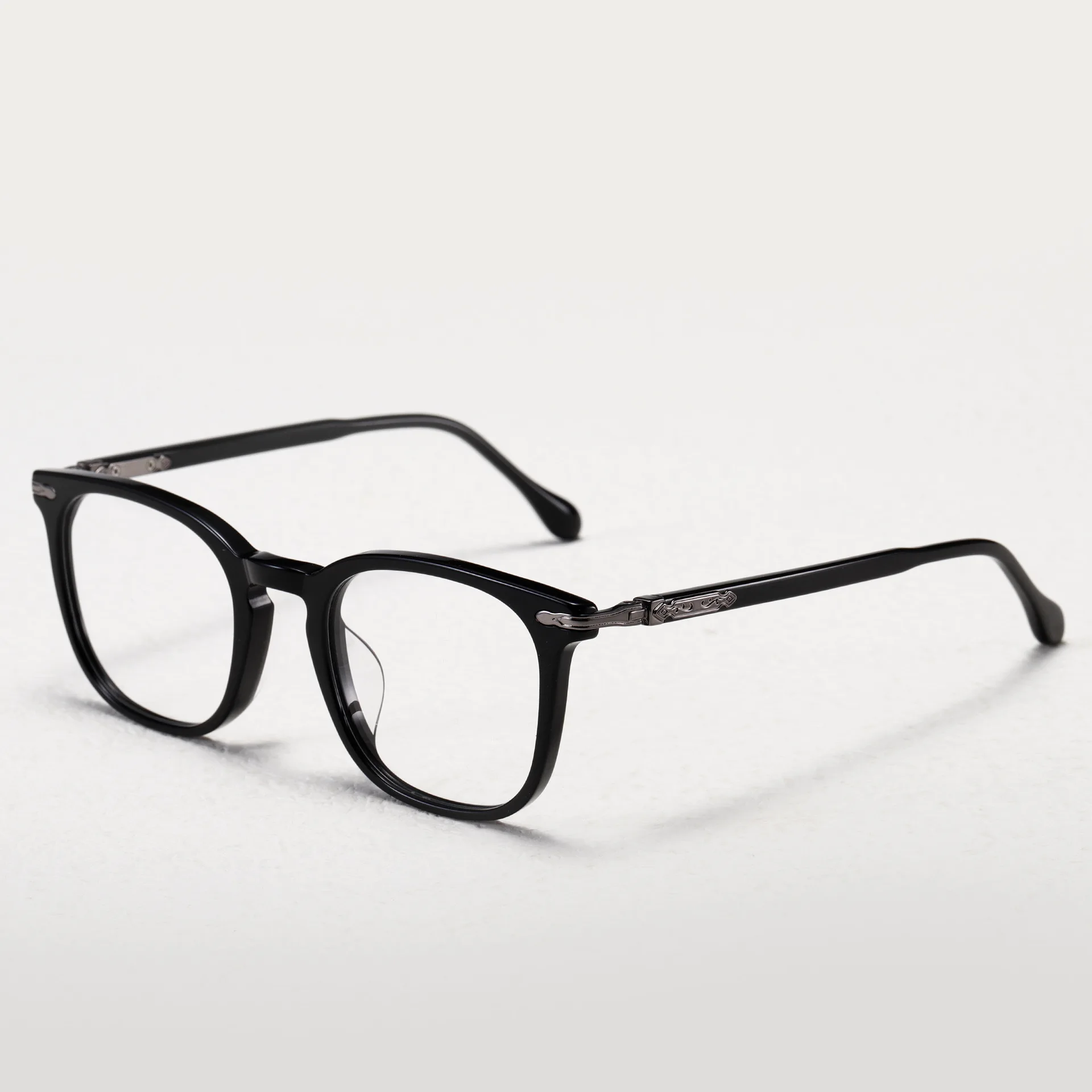 Оптични очила за мъже жени ретро дизайнер 2047 мода площад ацетат фибростъкло рамки европейски и американски стил