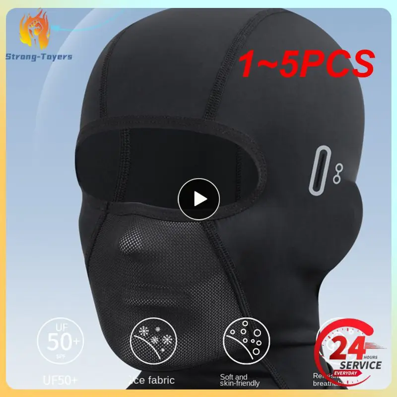 1~5PCS Лятна маска за лице с колоездачно боне Мотоциклетна каска Liner Bike Riding Headgear Дишаща ветроустойчива анти-прах Спорт