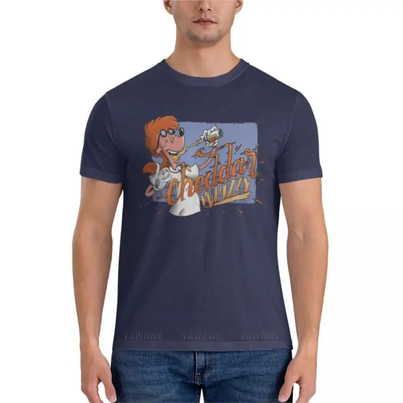 Cheddar Whizzy Classic T-Shirt мъжки графични тениски пот ризи, мъжки празни тениски марка тениска мъжки памучна тениска