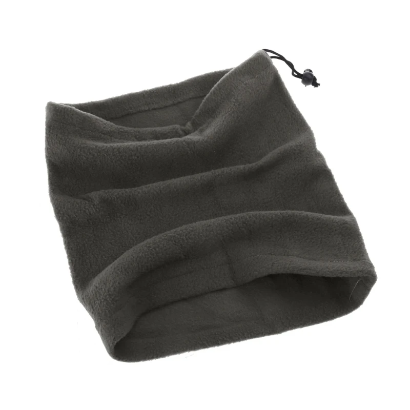 Fleece плътен цвят открит neckerchief запази топло унисекс зимата врата яка шал