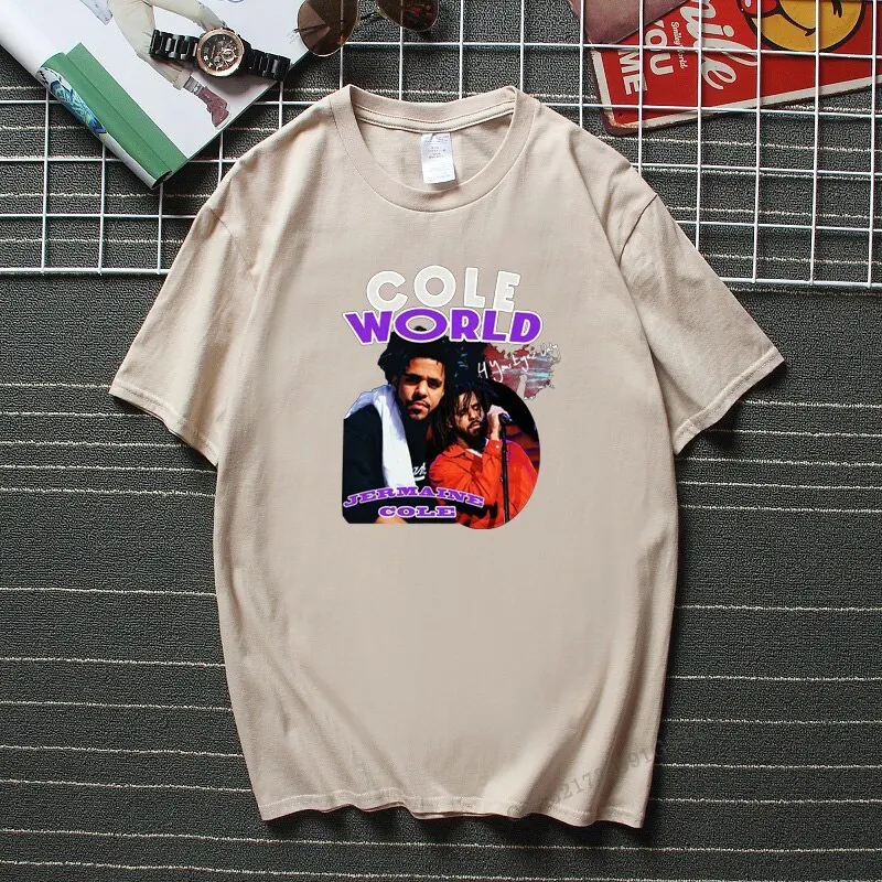 New Summer Streetwear Camisetas Vintage J Cole Dreamville Hip Hop Rap Top T Shirt Funny T-Shirt Top Quality Cotton Tshirts Men