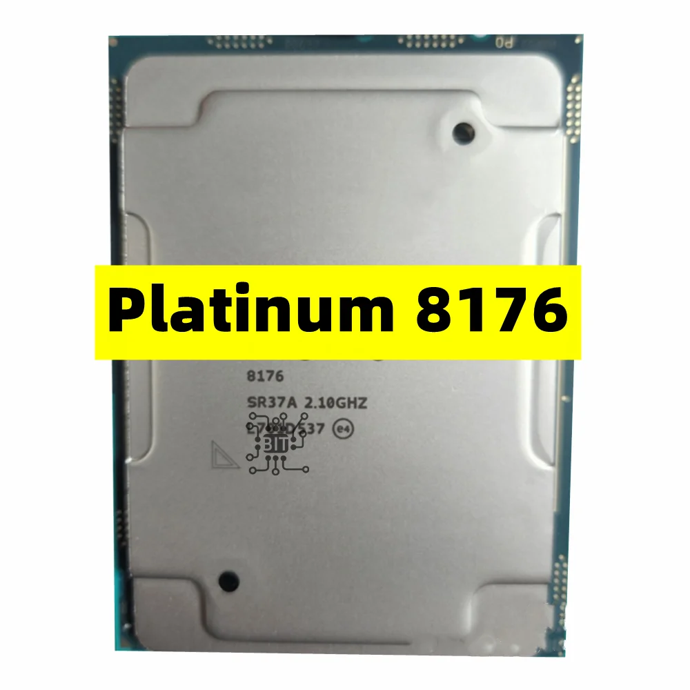 Xeon Platinum 8176 процесор 38.5M кеш 2.10GHz 28-ядра 56-нишки 165W сървър CPU Платина8176 LGA3647 процесор