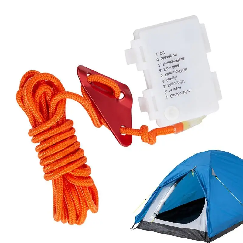 Палатка въже регулируеми LED парашут кабел открит къмпинг съоръжения палатка въже нишка парашут макара кабел паракорд и карабинер Utilit